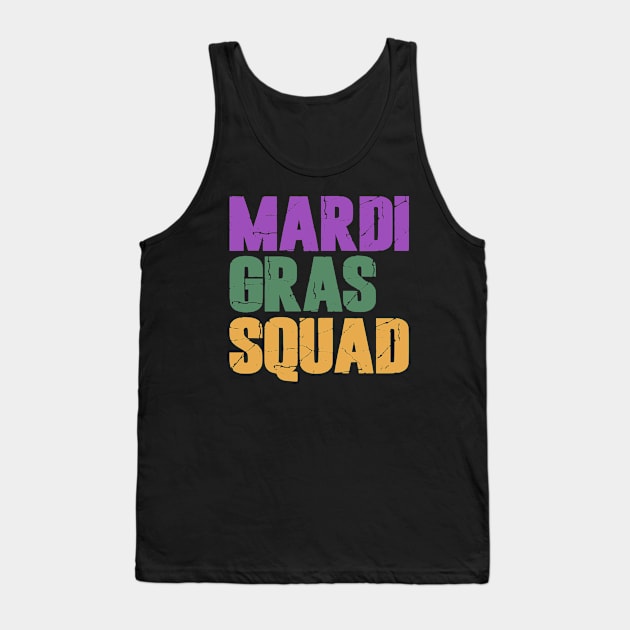 Mardi Gras Squad Tank Top by Etopix